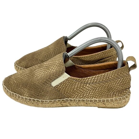 Maypol Espadrille Flats US Size 8 EUR 38 Tan Slip On Shoes Casual Made in Spain - Picture 6 of 10